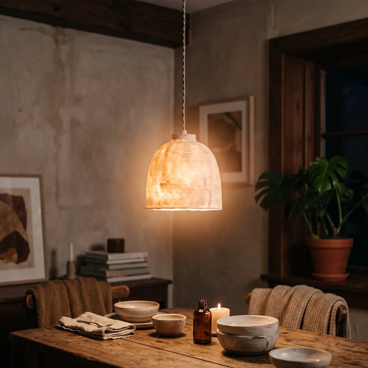 Luminaires, création d’Atelier Terre d’Écho