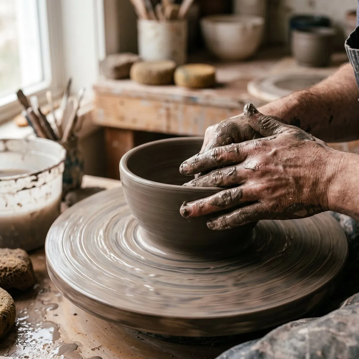 Pièces au tour, création d’Atelier Terre d’Écho